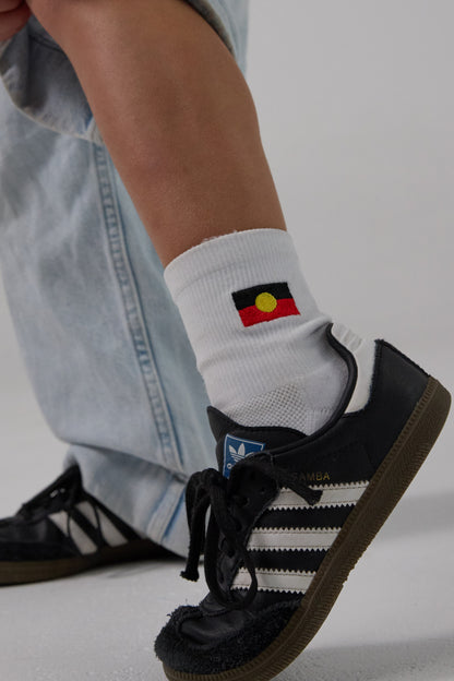 Flag Ribbed Active Socks